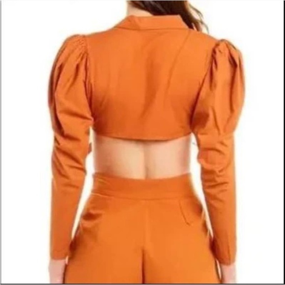 WeWoreWhat Bisou crop tie top - Picture 2 of 5